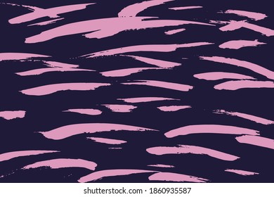 Farbige Pinselstriche. Muster mit Flecken und Flecken von Farbe oder Tinte. Vektorhandgezeichnete Texturen. Abstrakter Hintergrund. Vektorgrafik