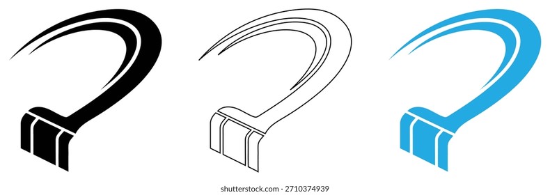 Farbige Pinsel für kreative Projekte und Designs,Paint Pinsel Symbole in massivem Schwarz und Strich Linienstil gesetzt,Paint Pinsel Symbol, Pinsel Zeichen Vektor für die Website Computer und mobile App