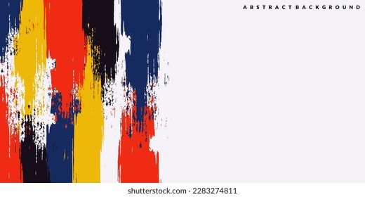 colorful paint grunge background vector