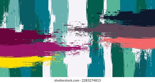 colorful paint grunge background vector