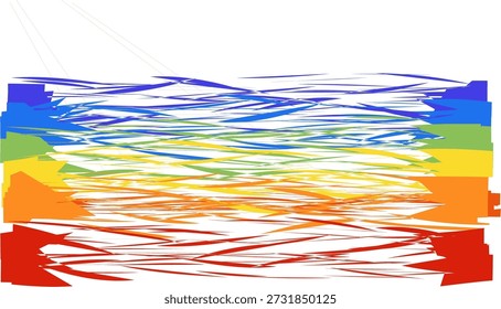bunte Farbspritzer, Vektorgrafik
