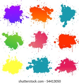 Colorful Paint Splat