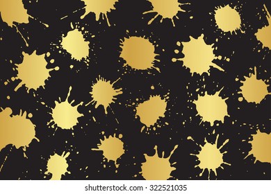Colorful paint splat.Paint splashes background.Vector illustration.