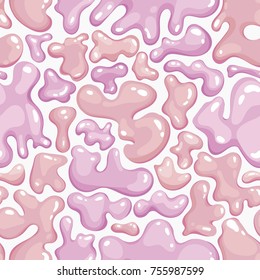 Colorful paint splatters. Vector pattern illustration.