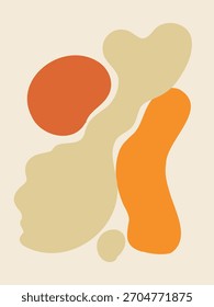 Diseño artístico de Ilustración vectorial plana de puntos de pintura colorida