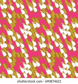 Colorful paint strokes. Pattern with spots and blobs of paint or ink. Vector hand drawn textures. Seamless abstract background.