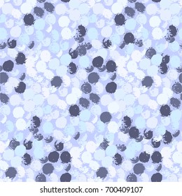 Colorful paint strokes. Pattern with spots and blobs of paint or ink. Vector hand drawn textures. Seamless abstract background.