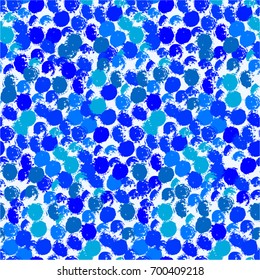 Colorful paint strokes. Pattern with spots and blobs of paint or ink. Vector hand drawn textures. Seamless abstract background.