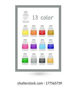 Colorful Paint Tubes