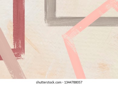 Vetor de plano de fundo abstrato quadro pintado colorido