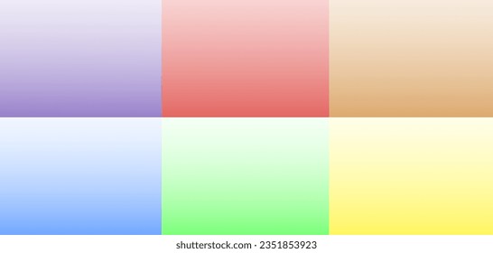 Colorful palette collection, Faded multicolor textured, Set of bright tone color theme.