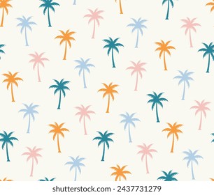 palmeras coloridas  