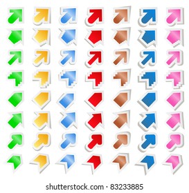 Colorful Paper Arrows