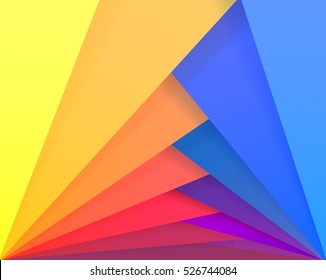 Colorful paper for background. Abstract dynamic illustration 