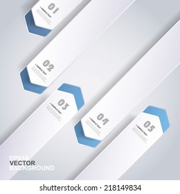 Colorful Paper Cut Infographics Design - Rounded Arrows