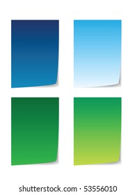 colorful paper for message