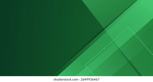 Fundo 3D abstrato de corte de papel colorido com padrão quadrado verde gradiente. eps 10