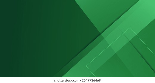 Fundo 3D abstrato de corte de papel colorido com verde gradiente. eps vetor 10