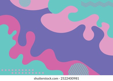 Diseño de concepto de fondo de papercut colorido