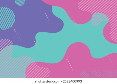 Diseño de concepto de fondo de papercut colorido