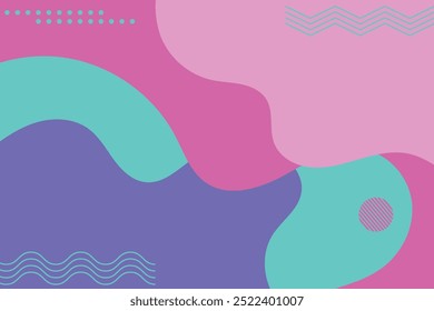 Diseño de concepto de fondo de papercut colorido
