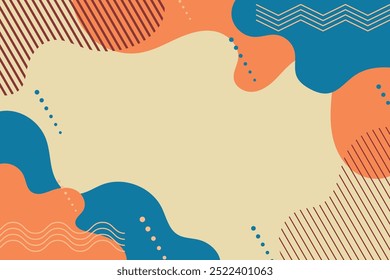 Diseño de concepto de fondo de papercut colorido