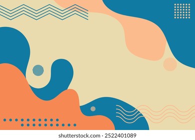 Diseño de concepto de fondo de papercut colorido