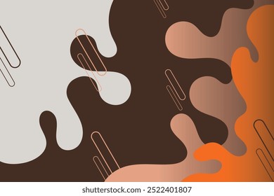 Diseño de concepto de fondo de papercut colorido