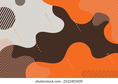 Diseño de concepto de fondo de papercut colorido