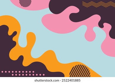 Colorful Papercut Background Concept Design