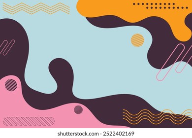 Colorful Papercut Background Concept Design