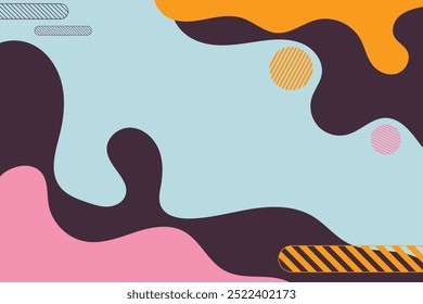 Colorful Papercut Background Concept Design