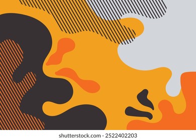 Colorful Papercut Background Concept Design