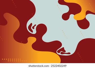 Diseño de concepto de fondo de papercut colorido