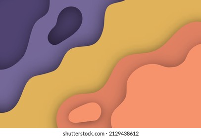 colorful Papercut Background for presentation