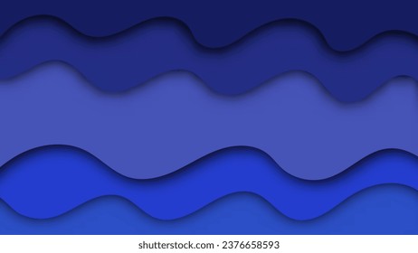 Diseño de fondo de onda de papel colorido