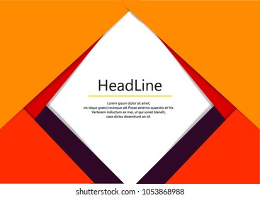 Colorful papers background. design Vector illustration.