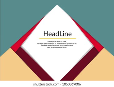 Colorful papers background. design Vector illustration.