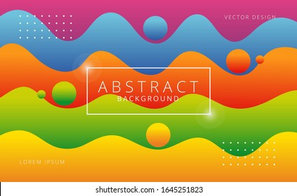 colorful papers with corner curl, layer by layer. Illustration. papercut background with multiple color