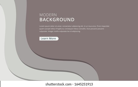 colorful papers with corner curl, layer by layer. Illustration. papercut background with multiple color