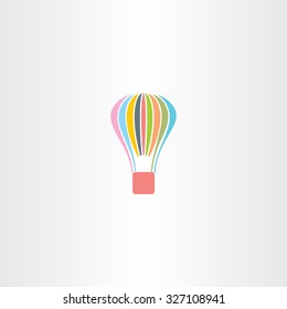 colorful parachute logo vector icon sport 