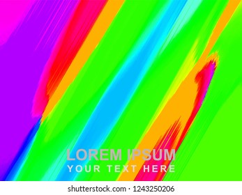 colorful parallel speed lines background | abstract vibrant geometric rainbow pattern | elegant illustration for template wallpaper artwork poster or creative concept design
