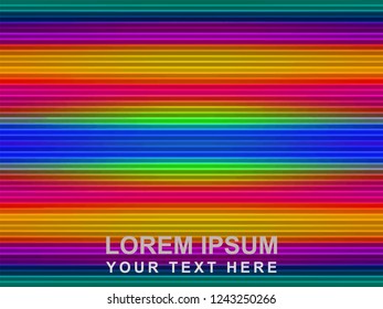 colorful parallel speed lines background | abstract vibrant geometric rainbow pattern | elegant illustration for template wallpaper artwork poster or creative concept design
