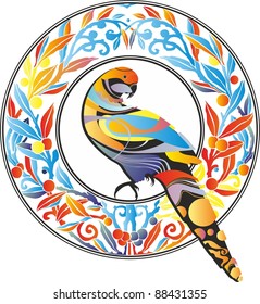 Colorful parrot
