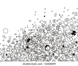 Colorful particle background, vector illustartion.