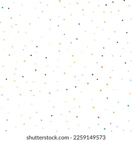 colorful particles on white vector background