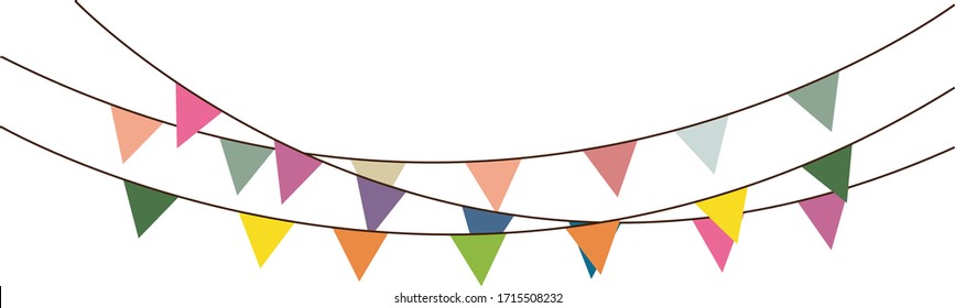 Colorful Party Flags