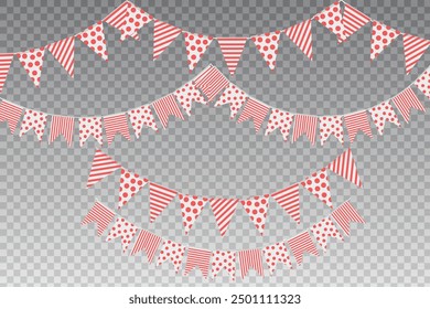 Colorful party flags,celebration flags in vector