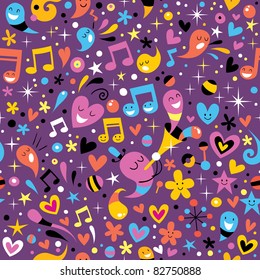 colorful party fun pattern