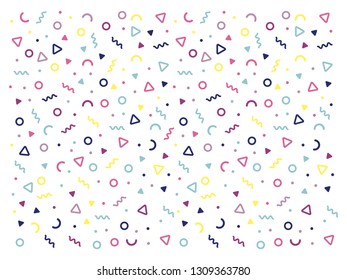 Colorful party pattern vector